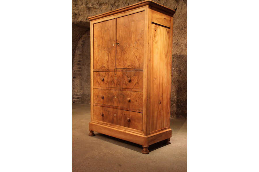 Meuble salon buffet commode noyer